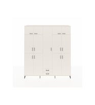 Hyperion Gardrop 10 Raflı 2 Çekmeceli 4 Askılı 220x44x243 Aytaşı-Aytaşı/Aytaşı