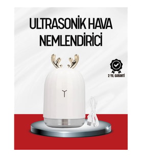Mey İthalat® El Tipi USB Mini Soğuk Mist Nemlendirici 220 ml Tank