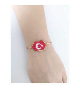 Miyuki Türk Bayrağı Sembollü Bileklik
