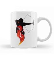 Katniss Everdeen Katniss on Fire Kupa Bardak Porselen