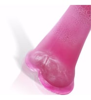Uzun Derin Çatlatma Fuşya Pembe Renkli Su Geçirmez Köşe 80cm Vazo