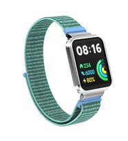 Xiaomi Redmi Watch 2 Lite Uyumlu Kordon Hasır Örgü Cırt Cırtlı Zore KRD-61 Kayış