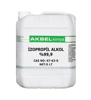 Akbel Izopropil Alkol %99,9 Saflık 5 lt