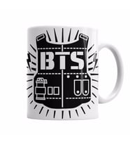 Bts Kore Müzik Kupa Bardak Porselen