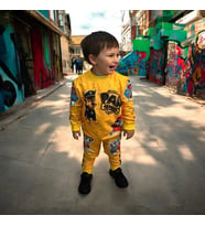 Paw Patrol çocuk spor eşofman takımı pamuklu kumaş şardonlu (STD)