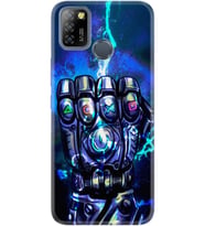 Infınıx Smart 5 Kılıf Silikon Desen Özel Seri Thunder Play 1760