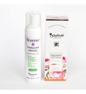 Gülbirlik Doğal Gülsuyu 250 ml Alana Rosense Temizleme Köpüğü 200 ml Hediye 