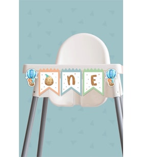 Baby Dinozor Temalı ONE banner *Kalın Kağıt