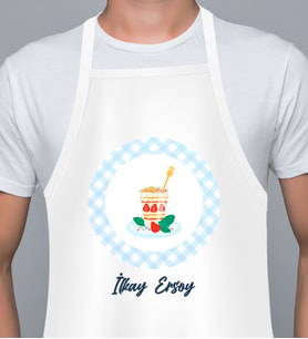 Kişiye Özel En İyi Chef- Aşçı Mutfak Önlüğü MO080-E