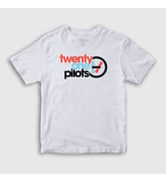 Presmono Unisex Çocuk Beyaz Twenty One Pilots T-Shirt 120781tt (Beyaz)