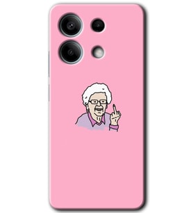 Xiaomi Redmi Note 13 5G Kılıf HD Desen Baskılı Kılıf - Bad Grandmother