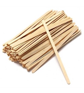 Omeyva Organik Tahta Ahşap Bambu Çay Kahve Karıştırıcı Çubuk - 10 Cm. - 400 Adetlik 1 Paket