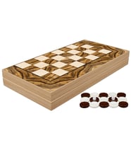 Gifthome Klasik Olive Burl Tavla (Çok Renkli)