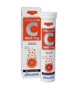 Dinamis Vitamin C 1000 mg 20 Efervesan Tablet