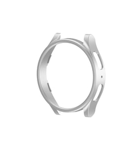 Samsung Galaxy Watch 5 Pro 45mm Uyumlu Sert PC Kasa Koruyucu Zore Watch Gard 16 (Gümüş)