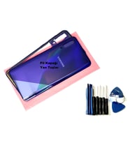 Tkgz Samsung Galaxy A30S A307 KASA Arka Pil Batarya Kapağı (TAMİR SETİ) MAVİ