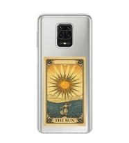 Redmi Note 9 Pro / 9s Uyumlu The Sun Tarot Tasarımlı Şeffaf Telefon Kılıfı