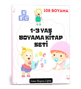 1-3 Yaş Boyama Kitap Seti (3 Kitap)