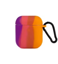 MobaxAksesuar Apple Airpods 1. / 2. Nesil ile uyumlu Kılıf Renkli Desenli Siliko (Renksiz)