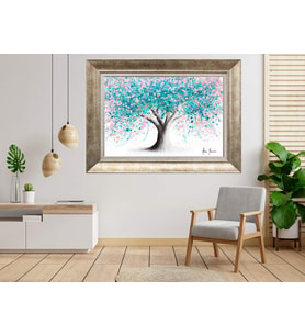 Gümüş Çerçeveli dekoratif Tablo as840