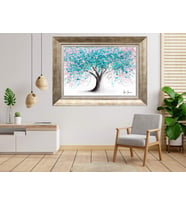 Gümüş Çerçeveli dekoratif Tablo as840