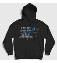 Presmono Unisex Siyah Storm Approaching Dante Devil My Cry Kapüşonlu Sweatshirt 534200tt
