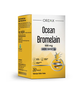 Bromelain 500 Mg Takviye Edici Gıda 30 Kapsül