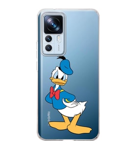 Xiaomi Mi 12t Pro  Kamera korumalı Kapak Donald Duck Tasarımlı  Şeffaf Kılıf