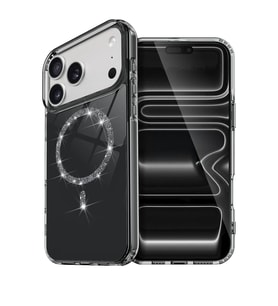 iPhone 17 Pro Live Diamond Magsafe Kapak - Siyah