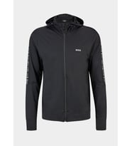 Hugo Boss Erkek Sicon Gym Kapüşonlu Sweatshirt 50472367 U006514 - SIYAH  (Siyah)
