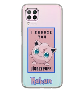 Huawei Jigglypuff Tasarımlı Şeffaf Telefon Kılıfı