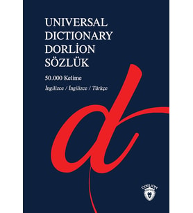 Unıversal Dictionary Dorlion Sözlük: İngilizce/İngilizce/Türkçe (Krem)