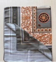 Ladycoco Soft Pamuklu Daire Desenli Şal (Yeşil - Sarı - Krem)