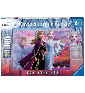 Ravensburger 128686 Puzzle, Wd Frozen 2, 100 Parça (Krem)