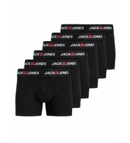 JACK JONES Erkek Büyük Beden 6 Adet Boxer 12295776 2