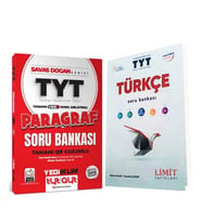 Limit TYT Türkçe ve Yediiklim Savaş Doğan Serisi Paragraf Soru Bankası Seti 2 Kitap