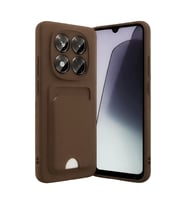 Xiaomi Redmi Note 15 4G Kelvin Kartvizitli Silikon - Kahverengi