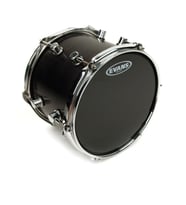 Evans TT13HBG Hydraulic Black 13 İnç Tom Derisi (Profesyonel)  Siyah Bitiş, Yağ Dolgulu Çift Katman, Maksimum Sustain Kontrolü ve 13 İnç Ölçüsünde Kararlı Akort Yapısı
