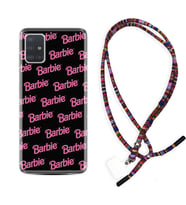 Samsung a71 A72 A73 A7 A9 2018 C7 C9 Kılıf Boyun Asklı Rasta Silikon Barbie 1404