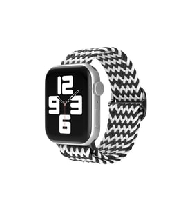 Watch 42Mm Kordon (Saat Değildir) - Zigzag Siyah-Beyaz