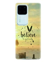 Vivo V30 Kılıf Desenli Silikon Belive in Yourself 1316