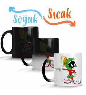Looney Tunes Marvin The Martian Sihirli Kupa Bardak Porselen