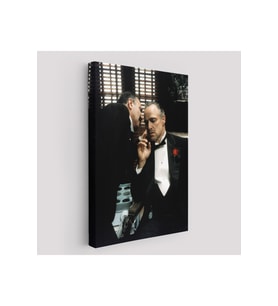 The Godfather Kanvas Tablo Vito Corleone Film Sahnesi Kanvas Tablo-5279