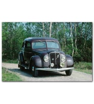 Cakatablo Volvo PV36 Carioca Modeli İle Ormanda Gezinti MDF Tablo