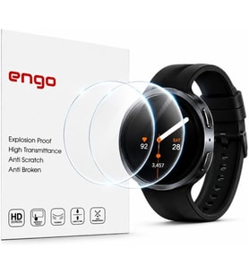 Samsung Galaxy Watch 9 40mm İle Uyumlu Ekran Koruyucu Nano Parlak Çizilmeye Dayanıklı Akıllı Saat Koruması, 9H Kırılmaz Esnek Cam, Hd Şeffaf 2 Adet SM-L340