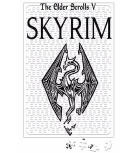 Skyrim Dragon Puzzle 240 Parça Yapboz