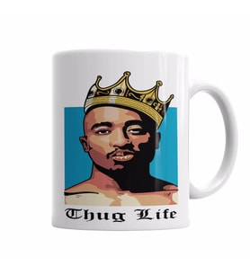 TUPAC  THUG LIFE Kupa Bardak Porselen