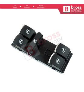 Amarok CC Golf Jetta 5 6 Passat B6 B7 Polo 5 Tiguan Touran 1 Seat 5K4959857 İçin Cam Düğmesi 10-Pin