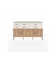 Arges Konsol 3 Raflı 6 Çekmeceli 4 Kapaklı 176x30x99 Aytaşı-Çam/Aytaşı