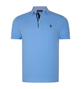 T8582 DEWBERRY ERKEK T-SHIRT-AÇIK MAVİ